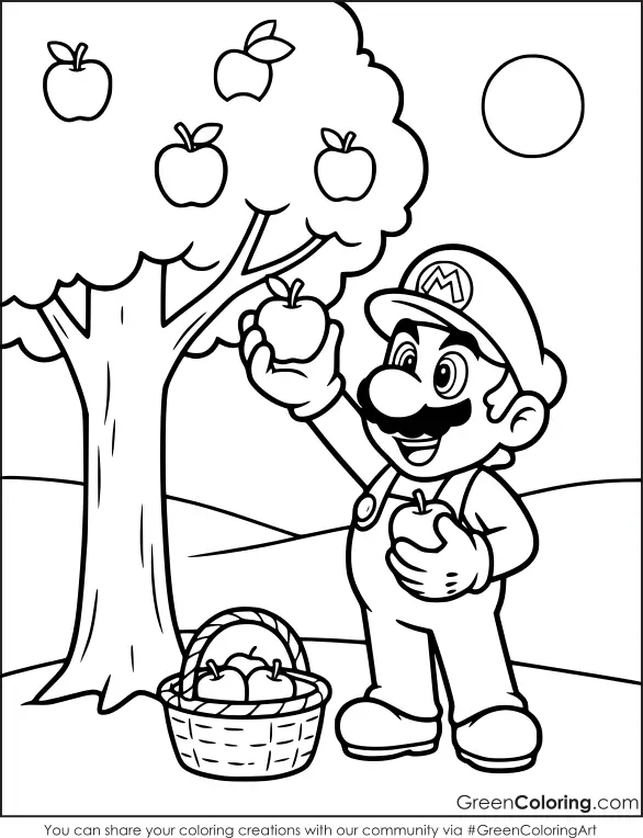 Mario Coloring Pages Printable