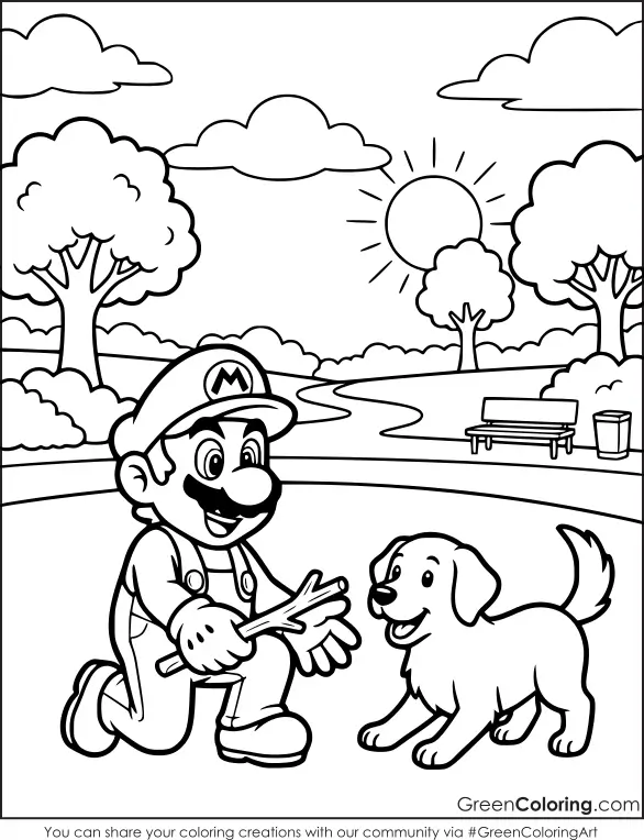 mario odyssey coloring pages printable free