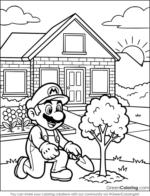 mario kart coloring pages printable