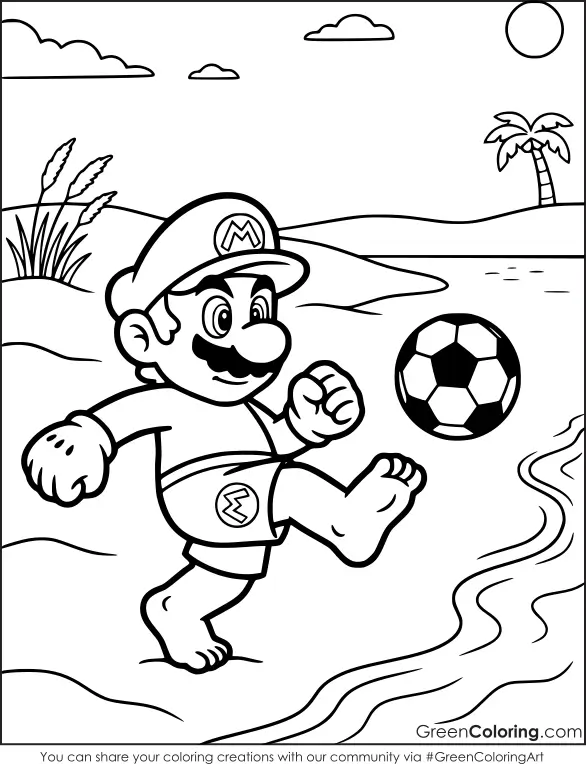 super mario coloring pictures to print