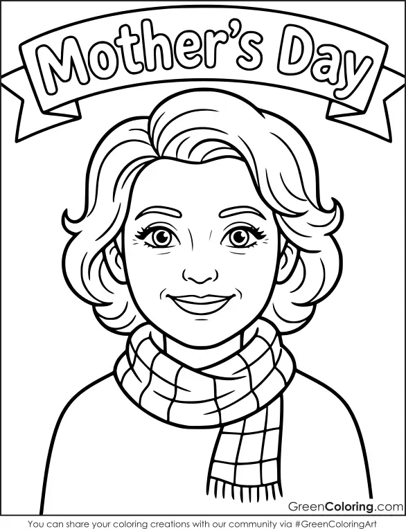 Mother's Day Coloring Sheets Printable