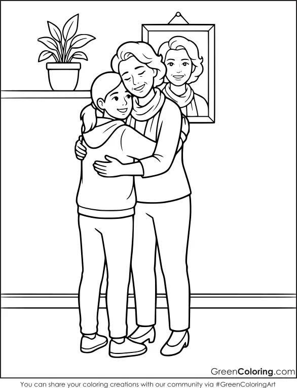 Mother's Day Coloring Pages Printable