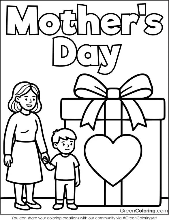 Coloring Pages for Mother's Day