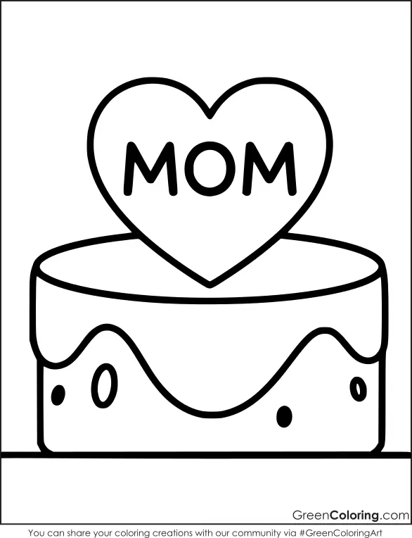 Mother's Day Coloring Pages