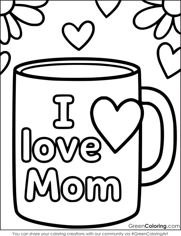 Mother's Day Coloring Pages