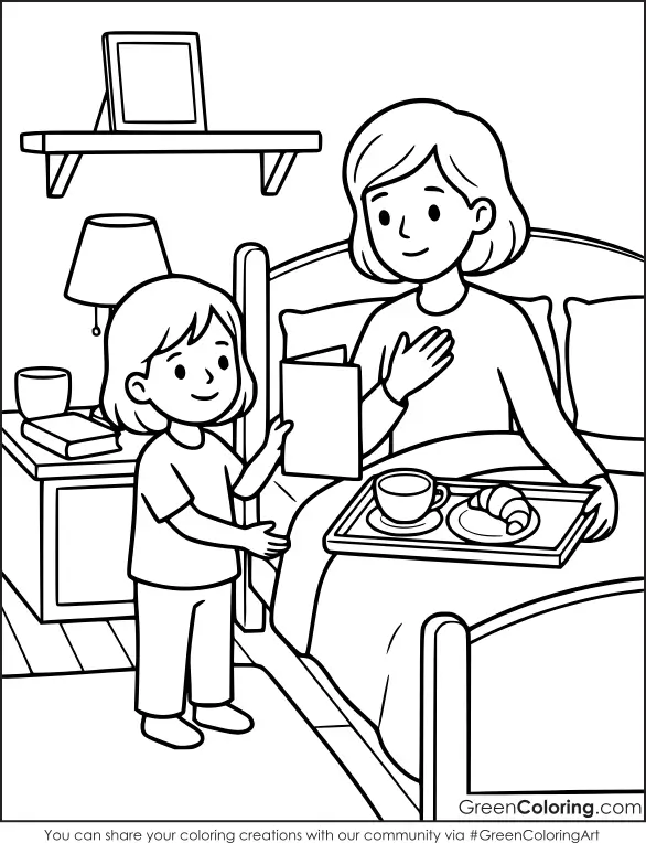 Mother's Day Coloring Pages