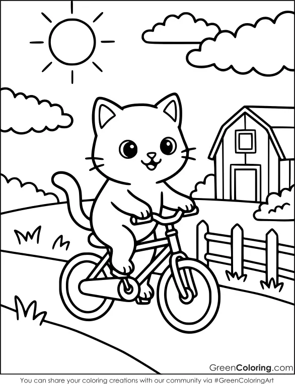 Kitten Coloring Sheets