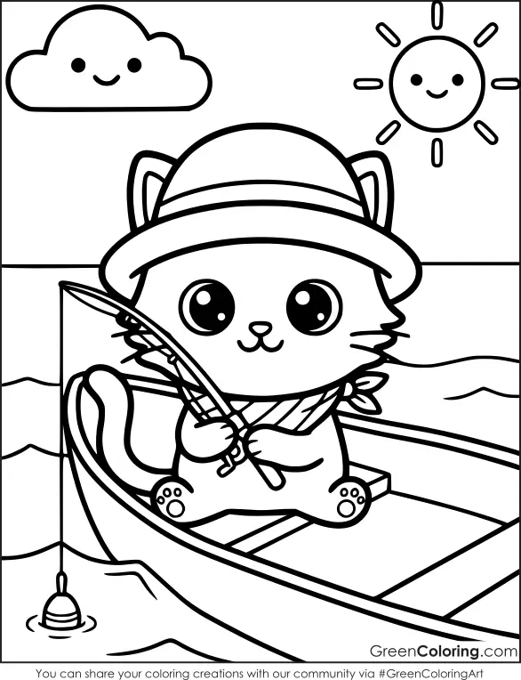Kitten Coloring Pages Printable