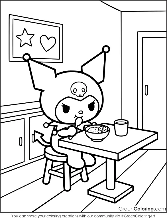 Coloring Pages Kuromi