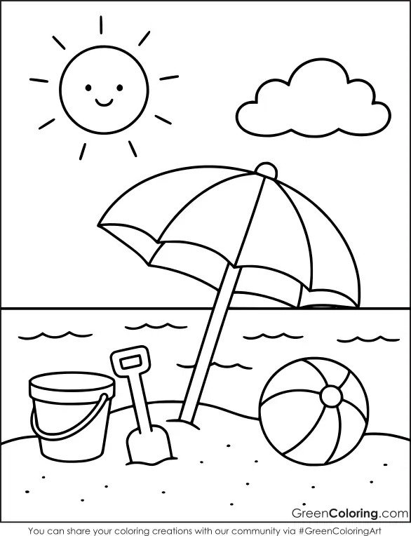 free summer coloring pages printable