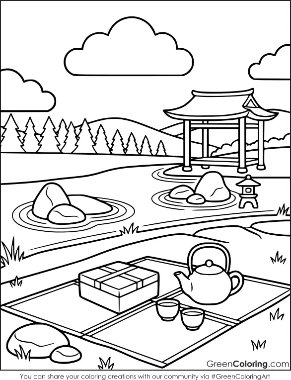 summer fun coloring pages
