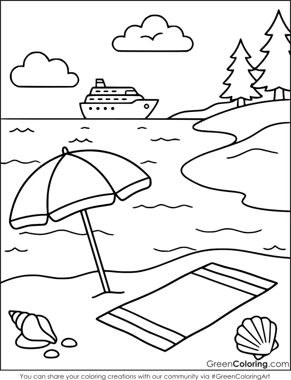 free printable coloring pages summer