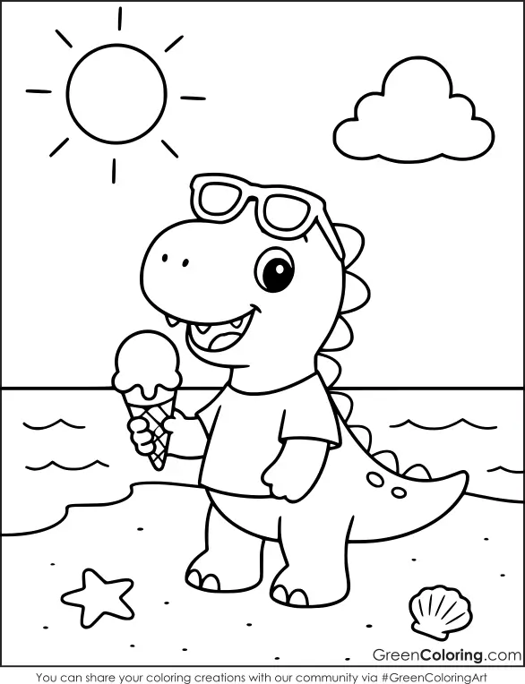 summer coloring sheets pdf