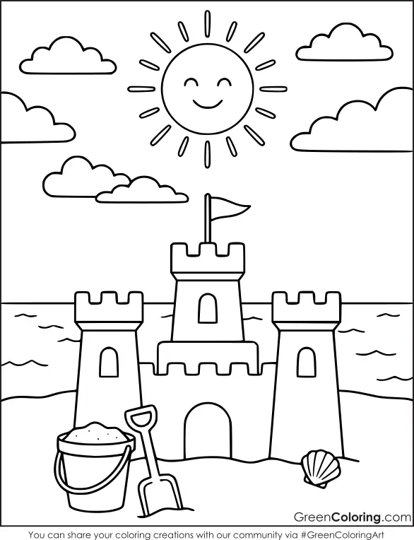 free coloring pages summer