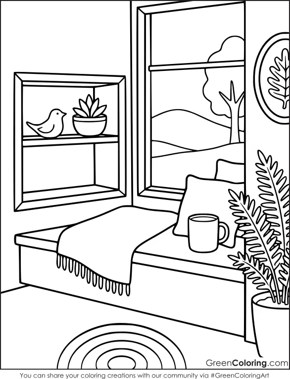 Cozy Coloring Pictures for Kids