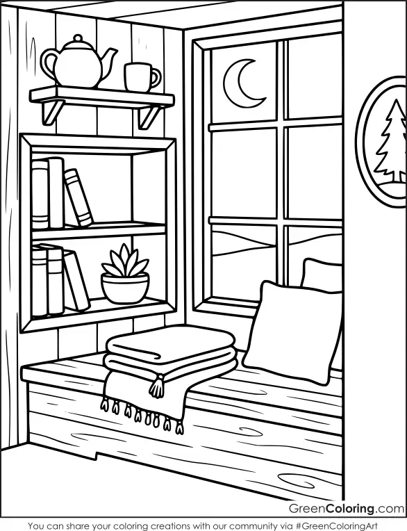 Cozy Coloring Sheets for Kids
