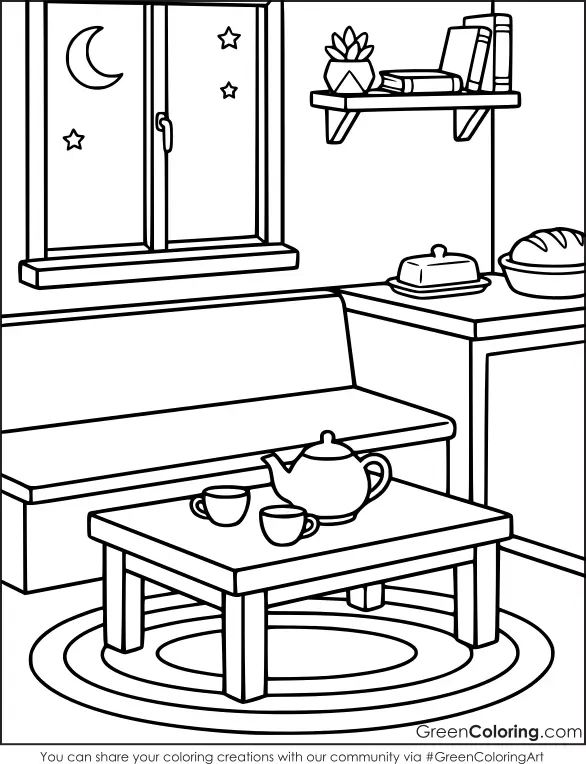 Cozy Coloring Sheets for Kids