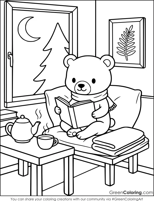Cozy Coloring Pages