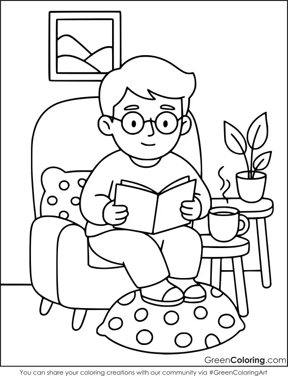 Cozy Coloring Pages PDF Free