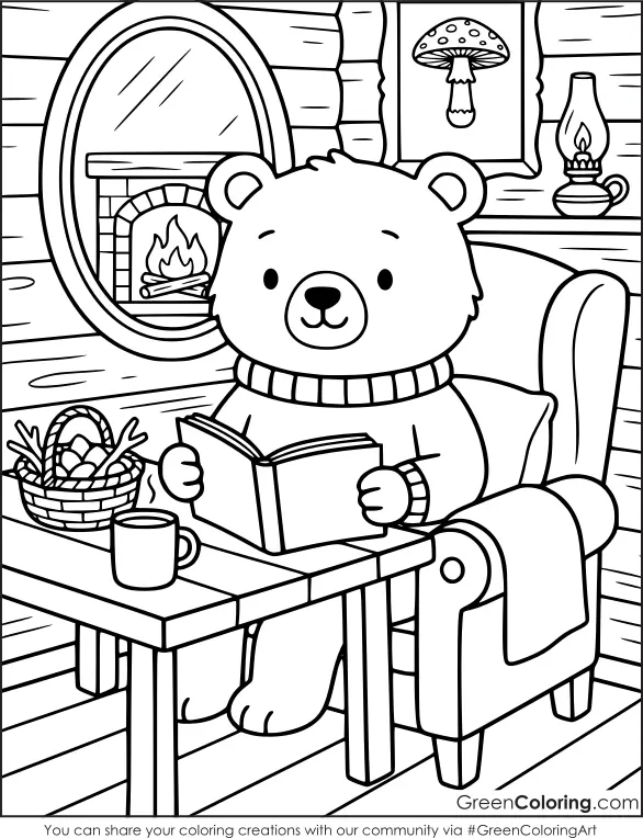 Cozy Coloring Pages