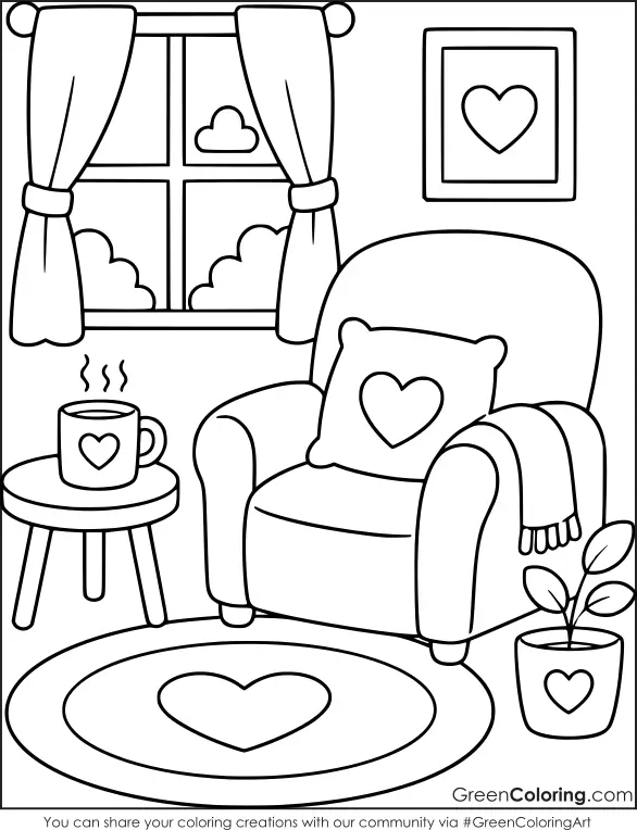 Cozy Coloring Pages