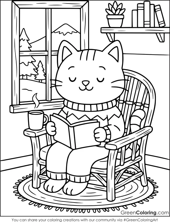 Cozy Coloring Pages
