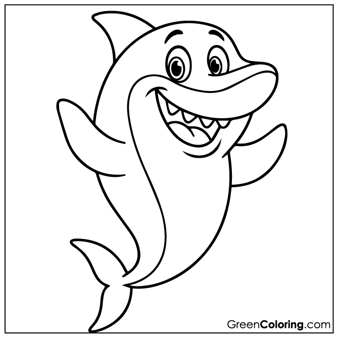 Free Shark Coloring Pages