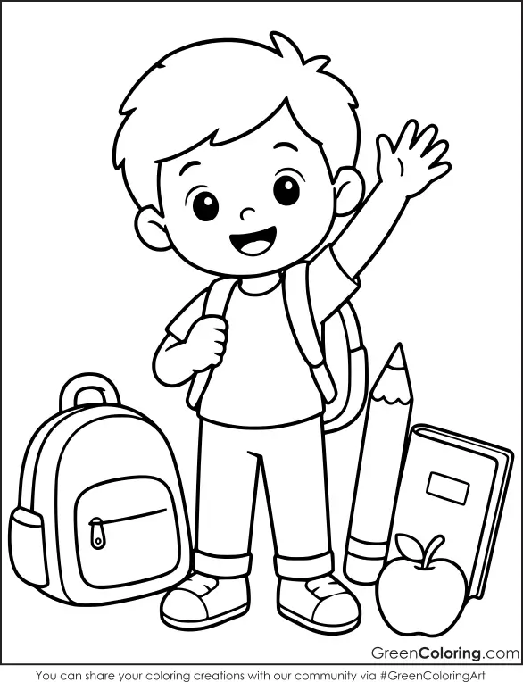 Back to School Coloring Pages Free Printable