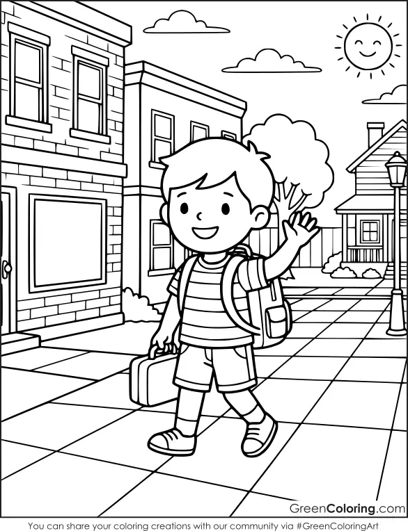 Coloring Pages Back to School