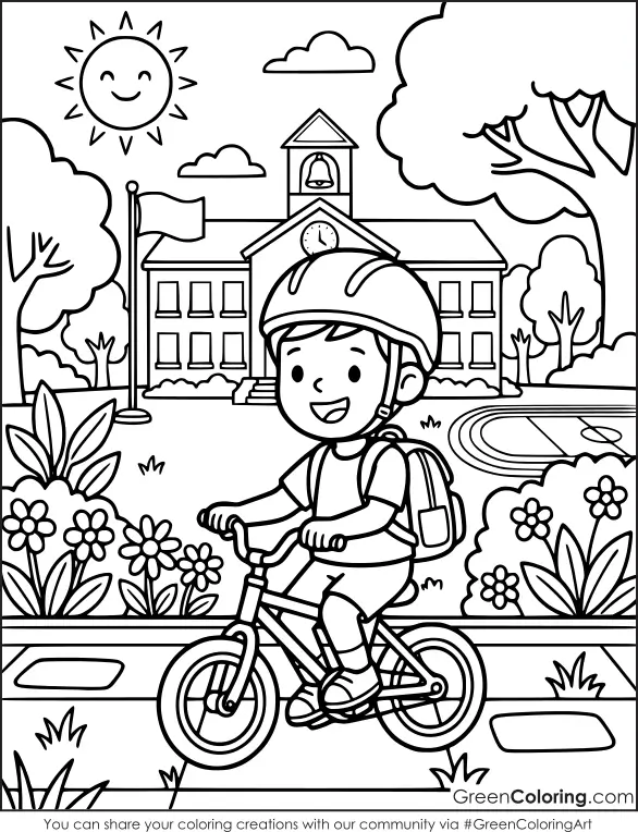 Printable Back to School Coloring Pages PDF