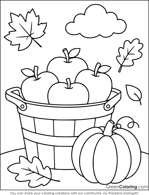 Fall Coloring Pages