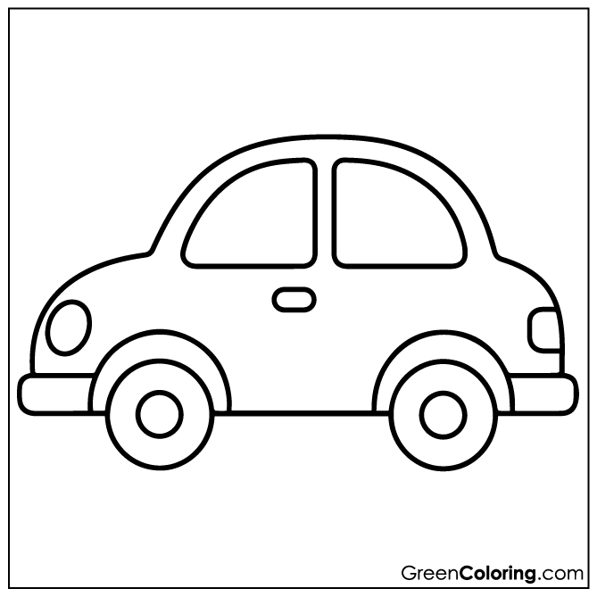 Free Car Coloring Page