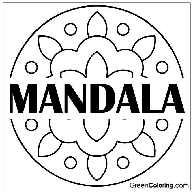 Free Mandala Coloring Page