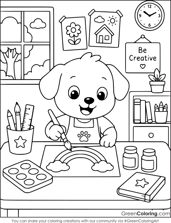 Printable School Coloring Pages Free