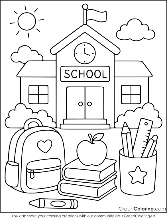 School Coloring Pages