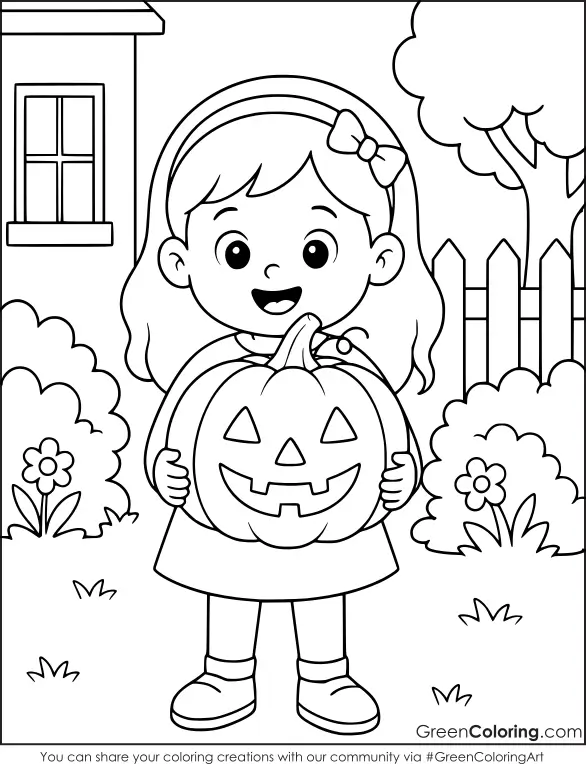Pumpkin Coloring Pages PDF