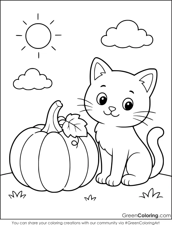 Pumpkin Coloring Pages Free Printable