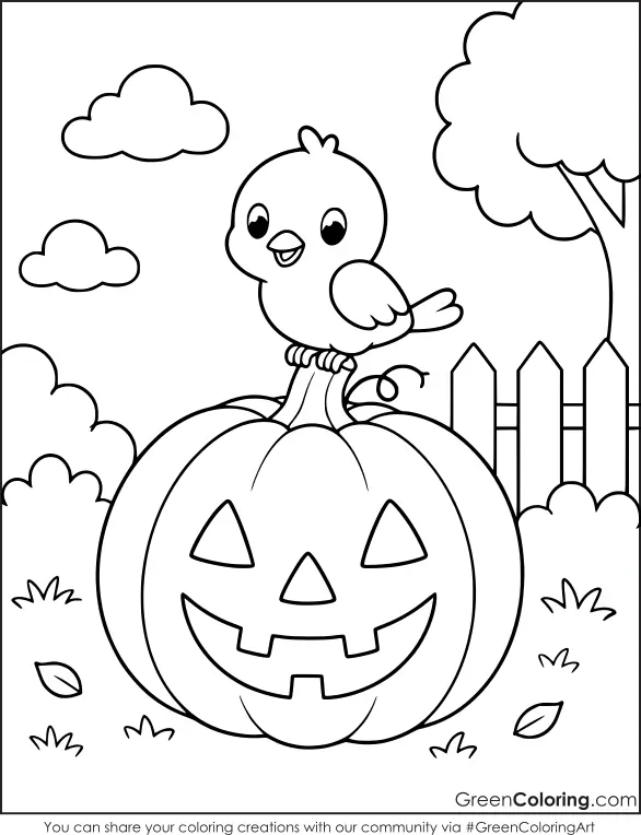 Pumpkin Coloring Pages Free Printable