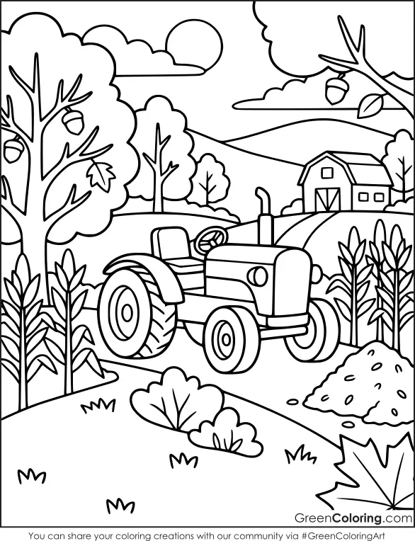 Fall Coloring Pages