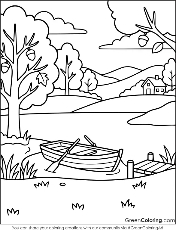 Fall Coloring Sheets for Kids and Adults