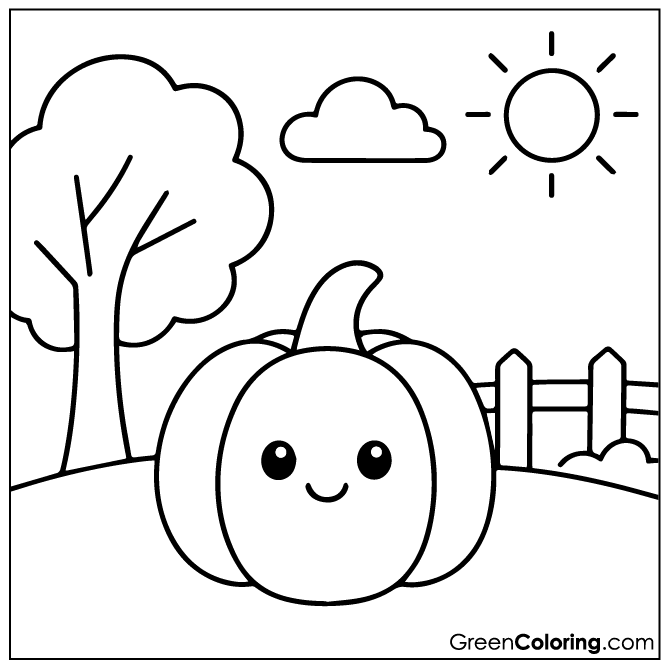 Free Printable Pumpkin Coloring Sheets
