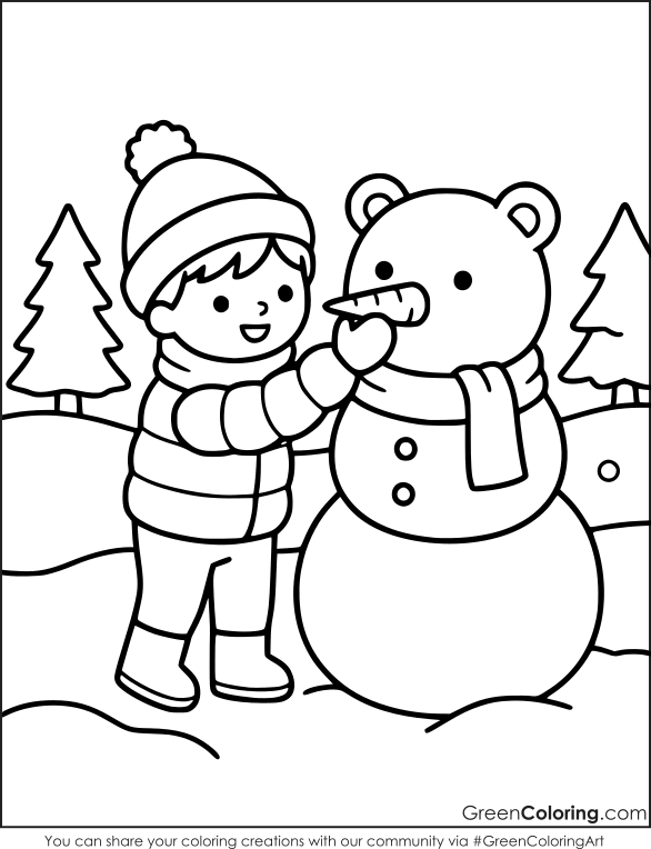 20 Winter Coloring Pages (Download Free Printable PDF)