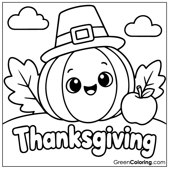 Free Thanksgiving Coloring Pages